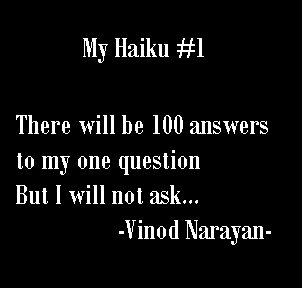 My Haiku 1